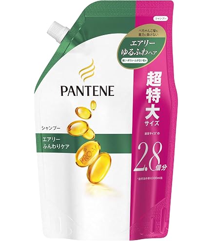 Amazon | パンテーン シャンプー 660mL 10%増量詰め替え特大 エアリー